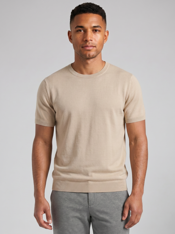 Men's T-Shirt – Wool Knit Casual