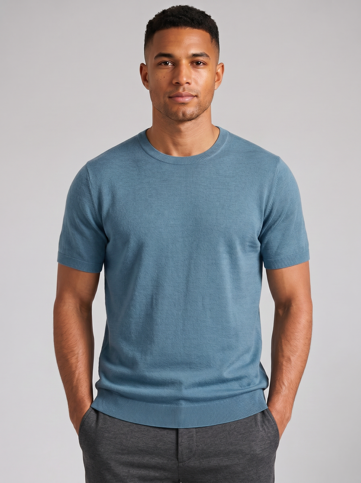 Men's T-Shirt – Wool Knit Casual