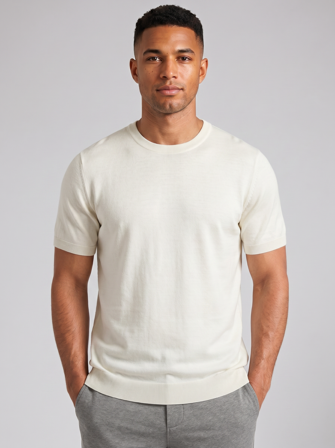 Men's T-Shirt – Wool Knit Casual
