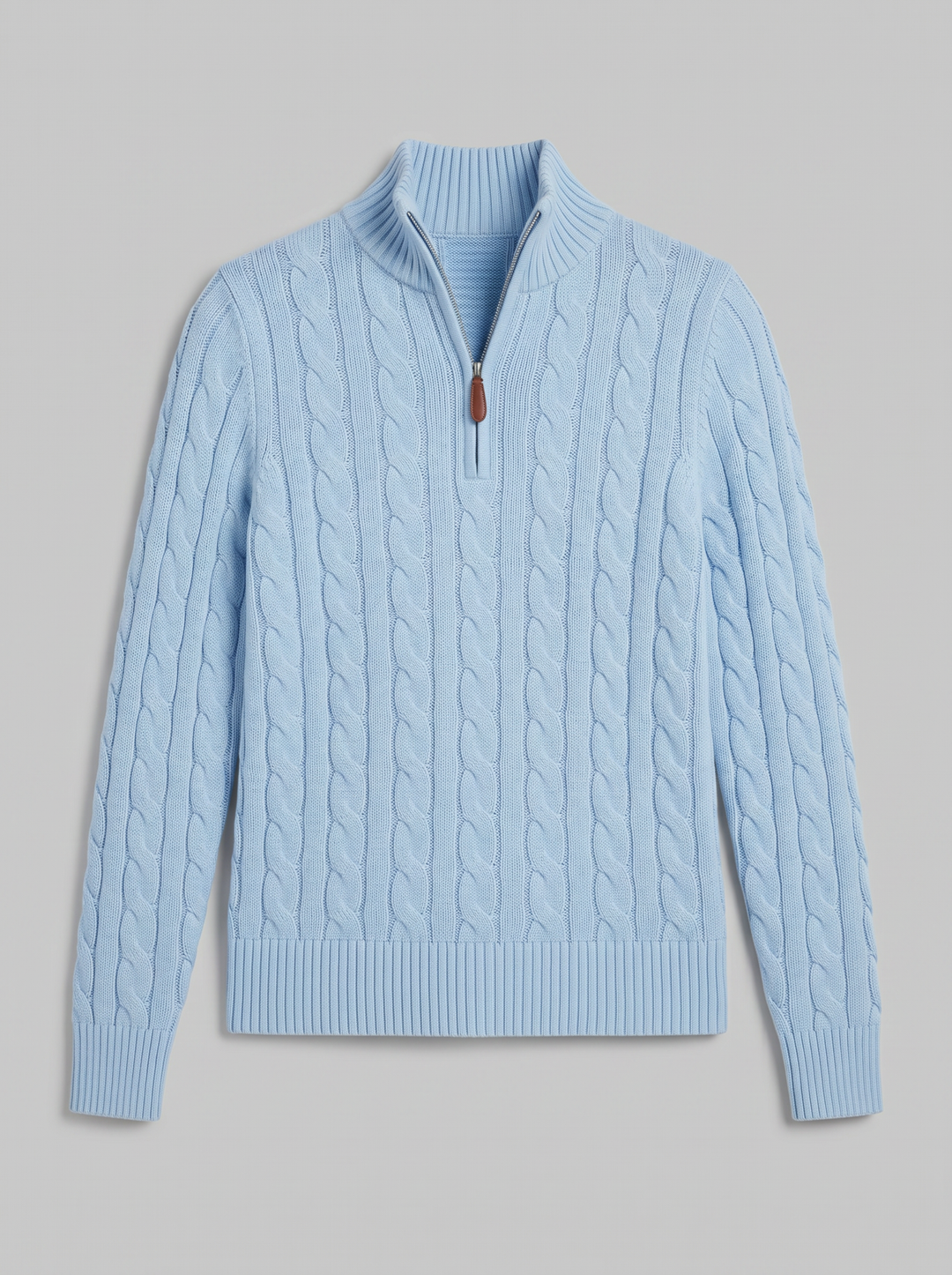 Women's Jumper – Cable Knit Half-Zip