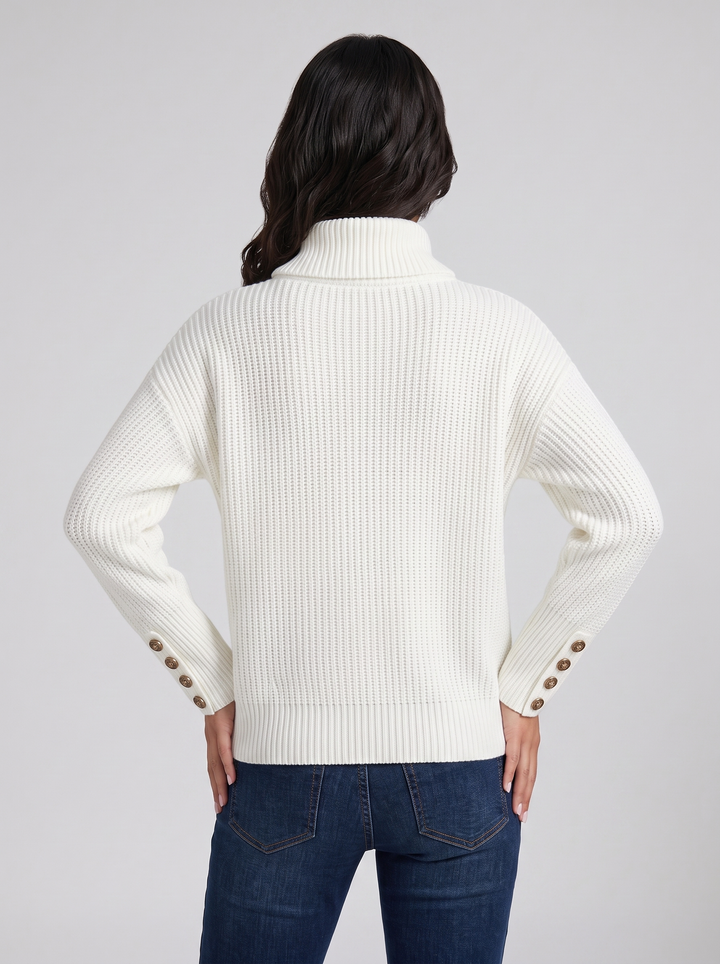 Women's Cashmere Jumper – Mock Neck