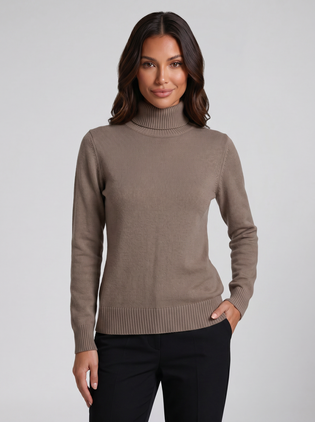 Women's Cashmere Jumper – Turtleneck