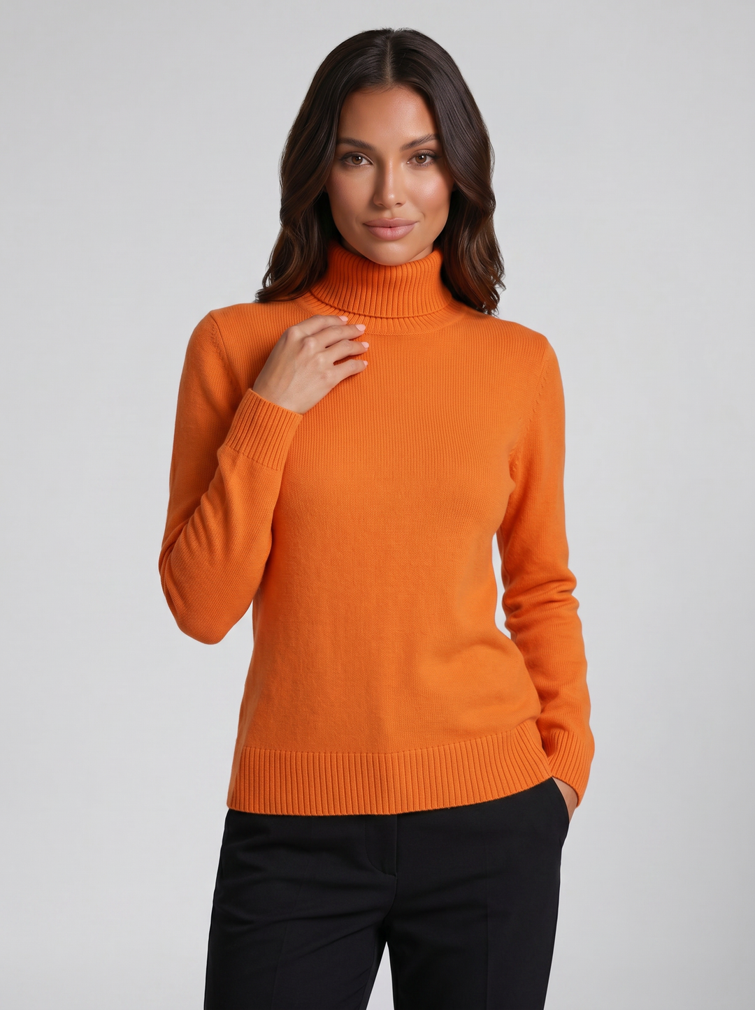 Women's Cashmere Jumper – Turtleneck