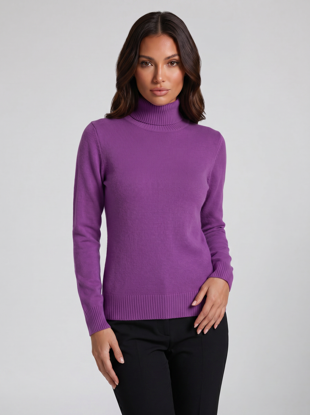 Women's Cashmere Jumper – Turtleneck