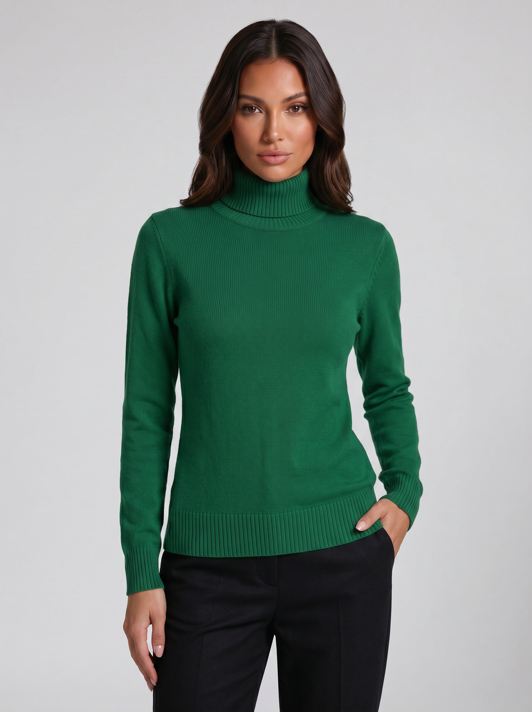 Women's Cashmere Jumper – Turtleneck