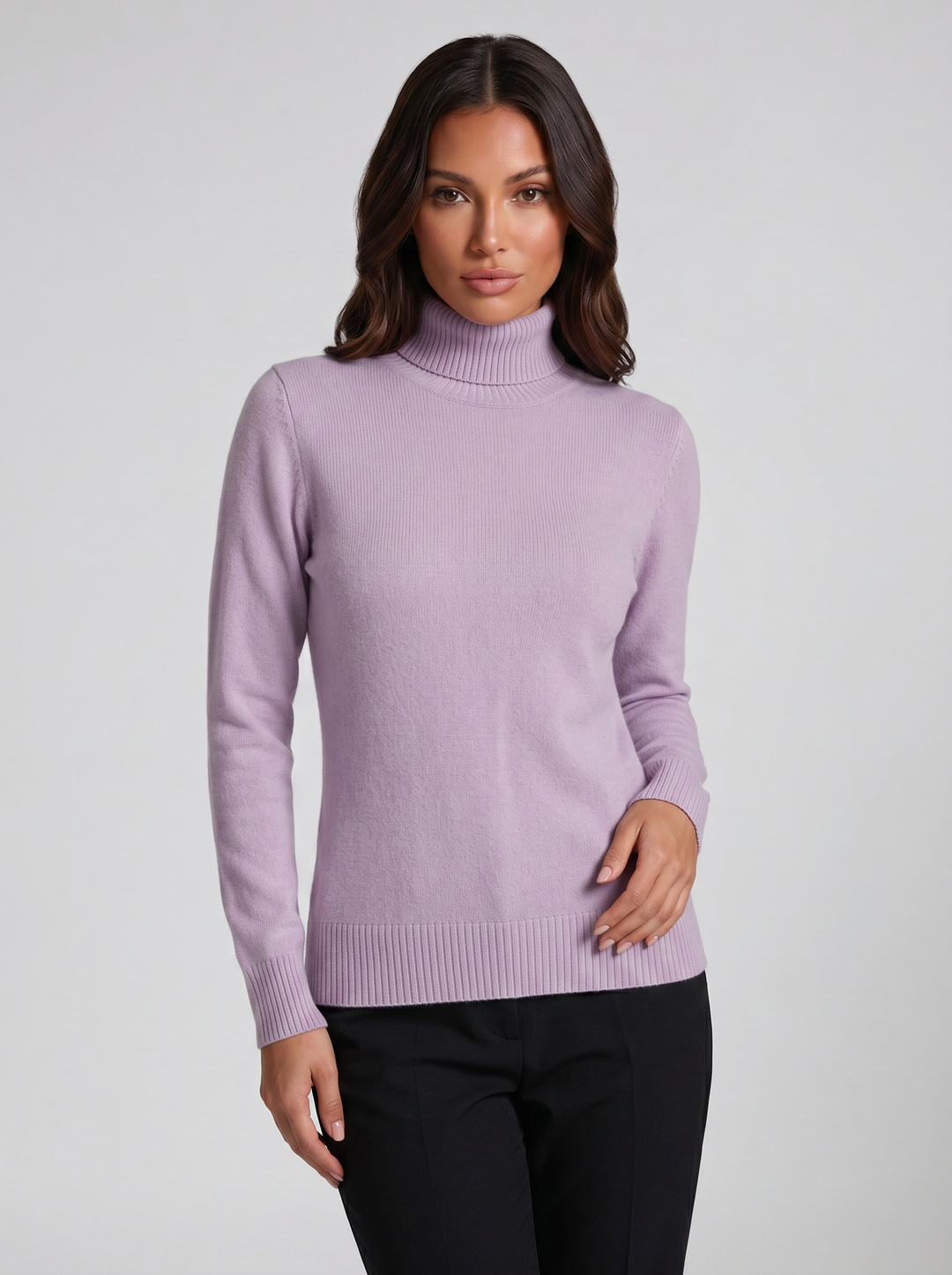 Women's Cashmere Jumper – Turtleneck