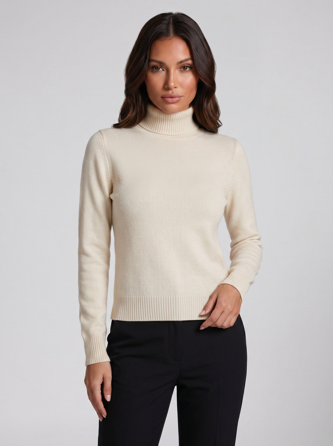 Women's Cashmere Jumper – Turtleneck