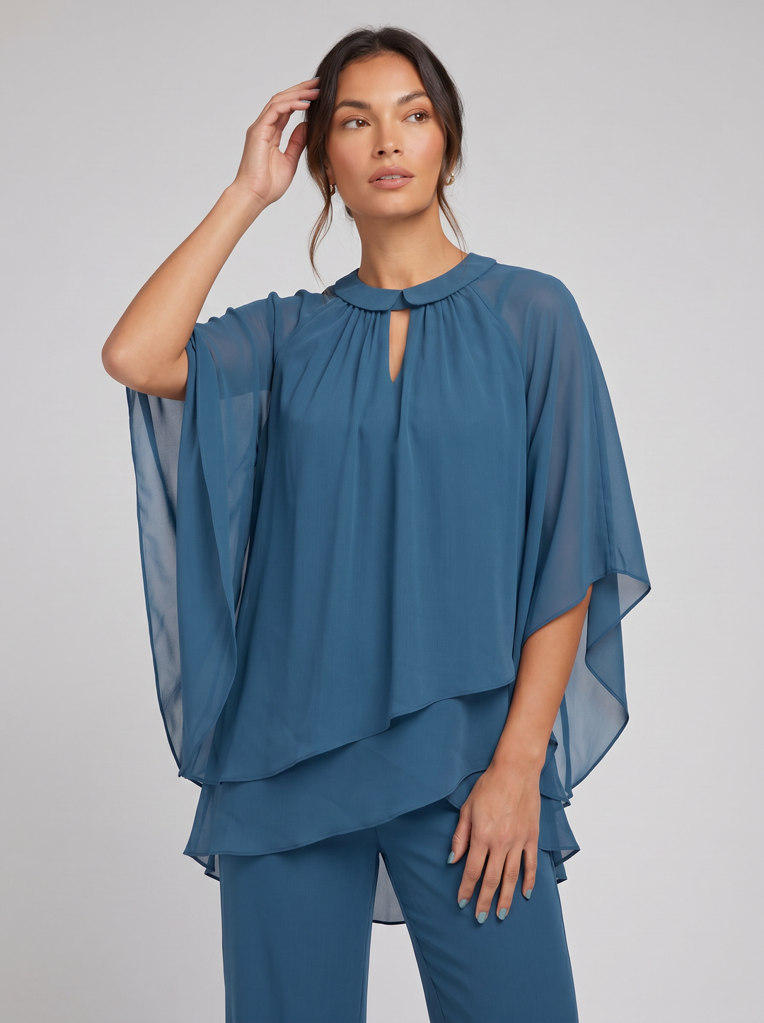 Women's Co-ord Set – Chiffon Two-Piece