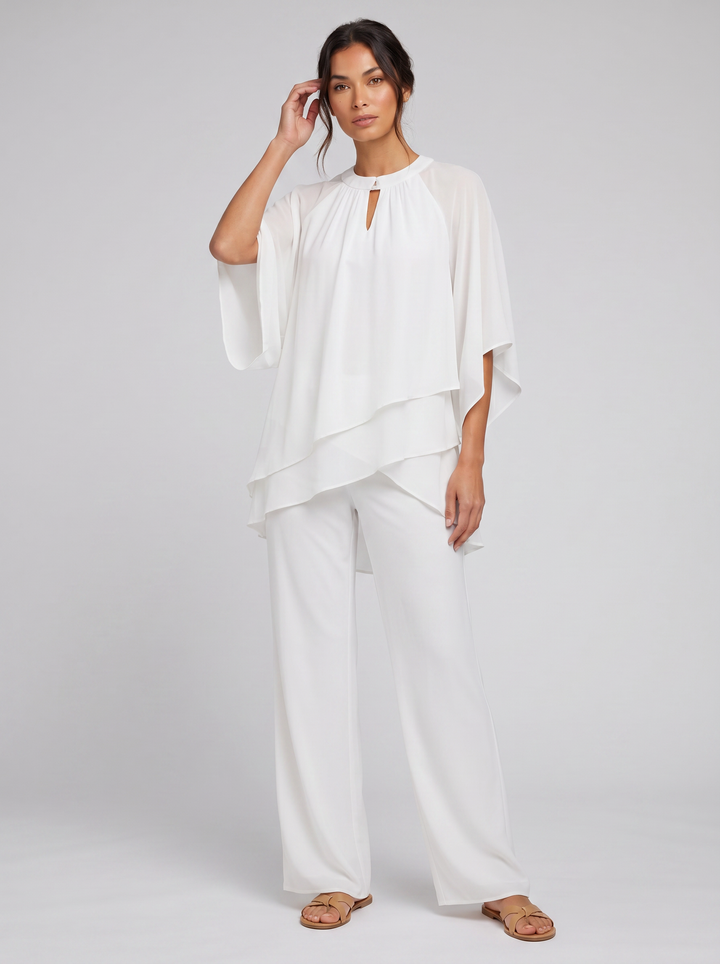 Women's Co-ord Set – Chiffon Two-Piece