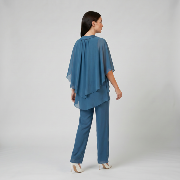 Women's Co-ord Set – Chiffon Two-Piece