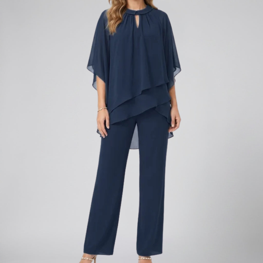Women's Co-ord Set – Chiffon Two-Piece