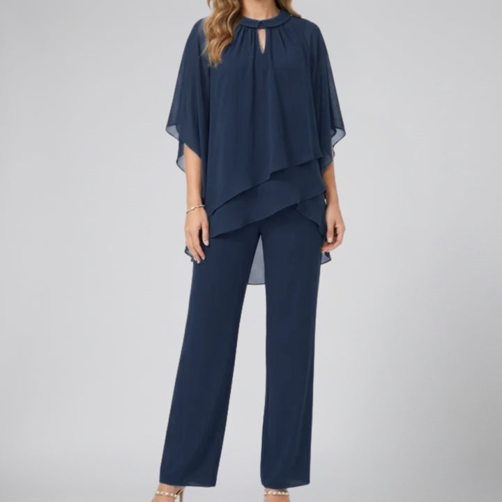 Women's Co-ord Set – Chiffon Two-Piece