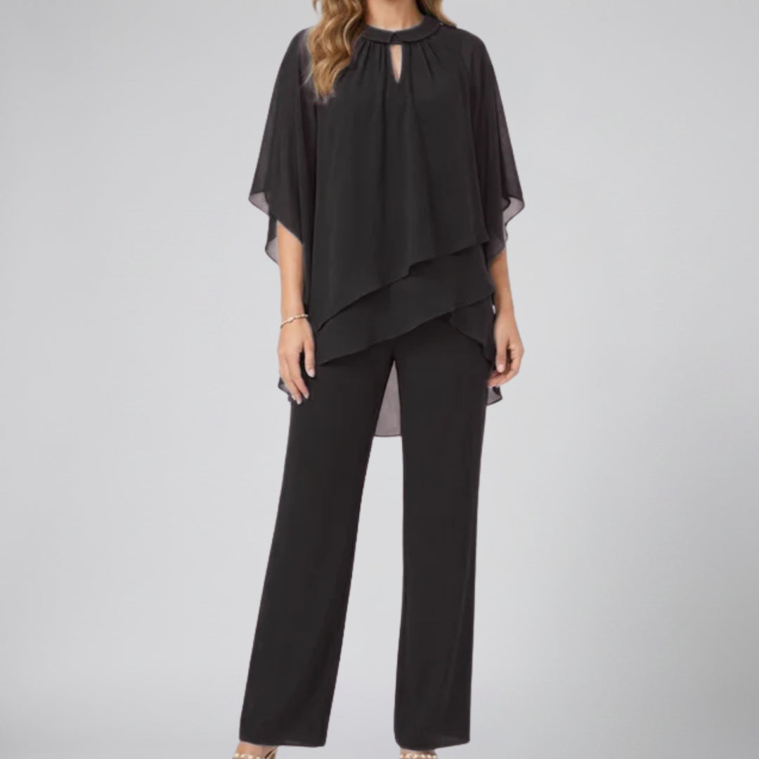 Women's Co-ord Set – Chiffon Two-Piece