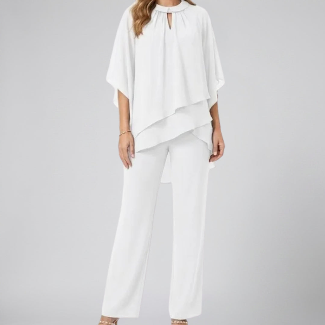 Women's Co-ord Set – Chiffon Two-Piece