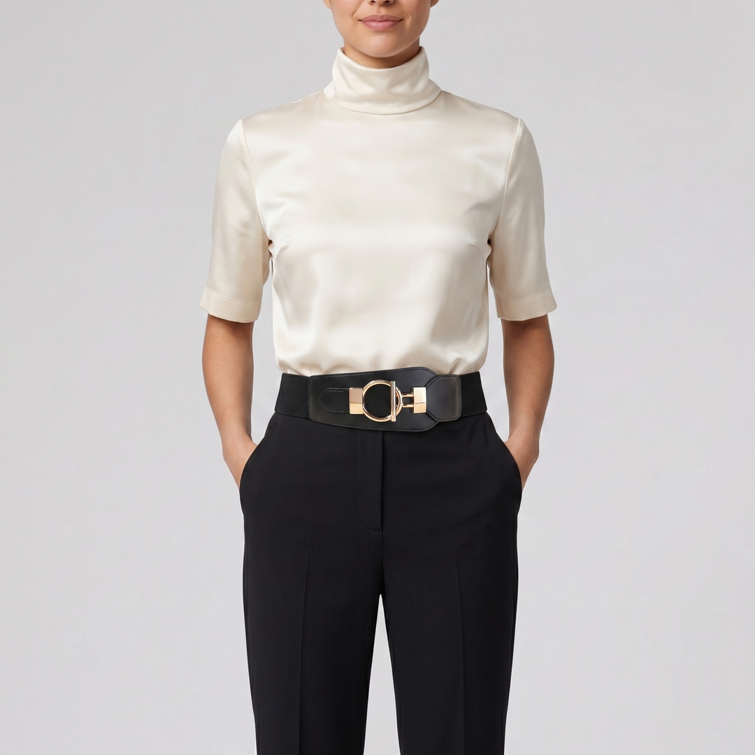 Women’s Circle-Buckle Waist Belt | Celestiella