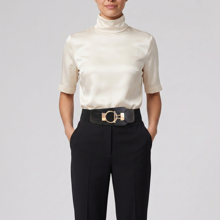 Women’s Circle-Buckle Waist Belt | Celestiella