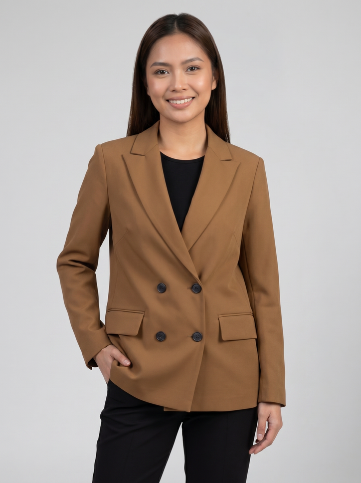 Women's Blazer – Double-Breasted Tailored