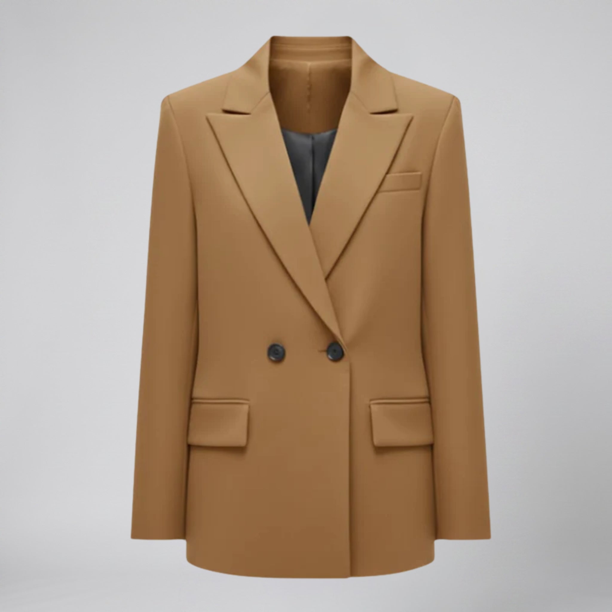 Women’s Double Breasted Notched Lapel Blazer | Celestiella