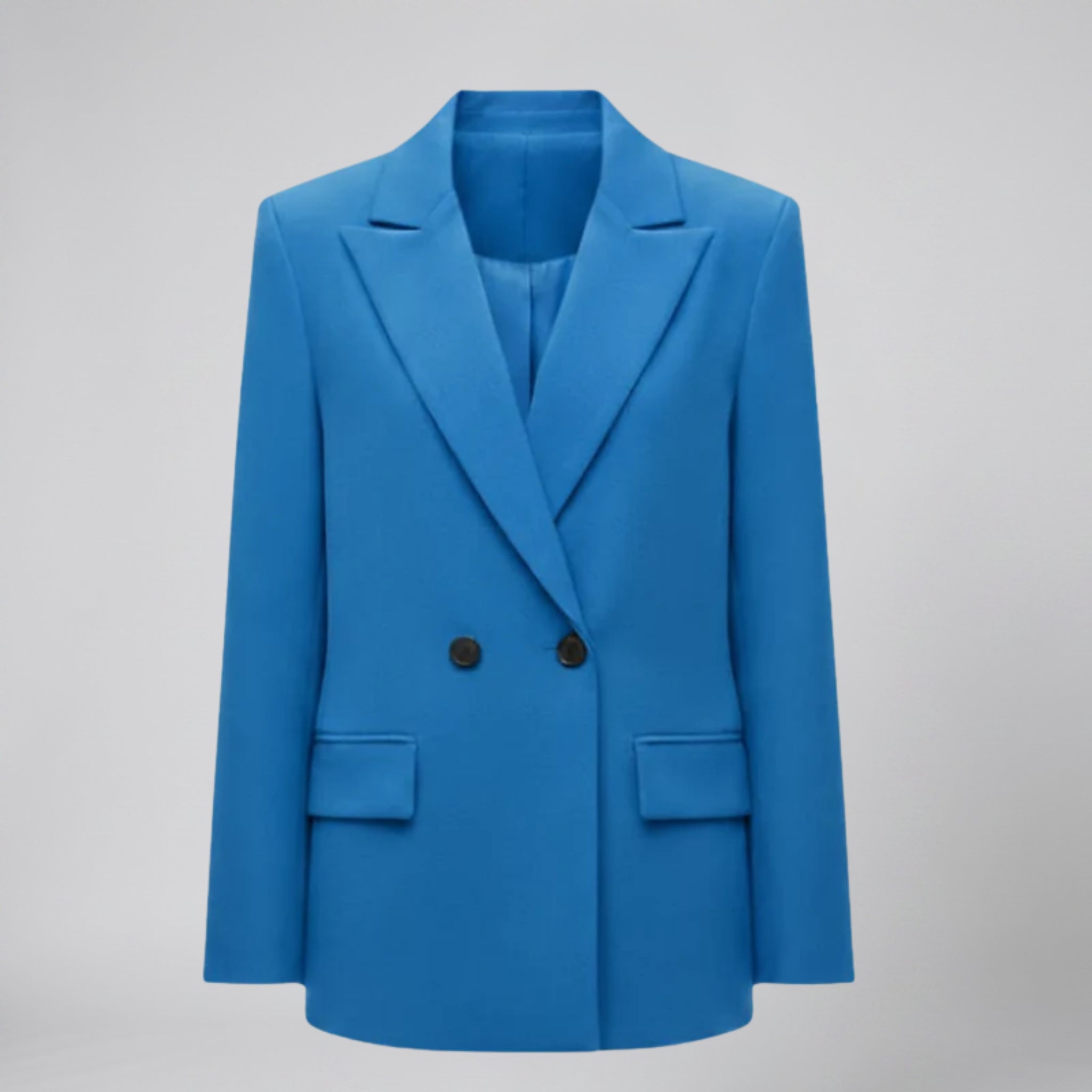 Women’s Double Breasted Notched Lapel Blazer | Celestiella