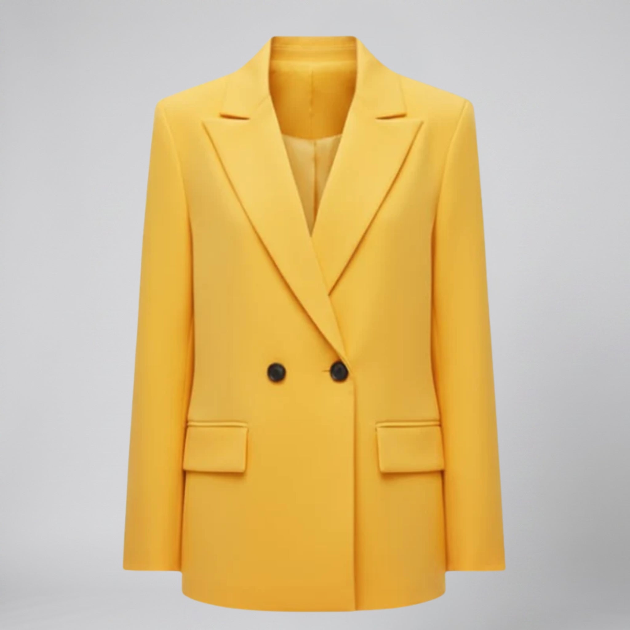 Women’s Double Breasted Notched Lapel Blazer | Celestiella