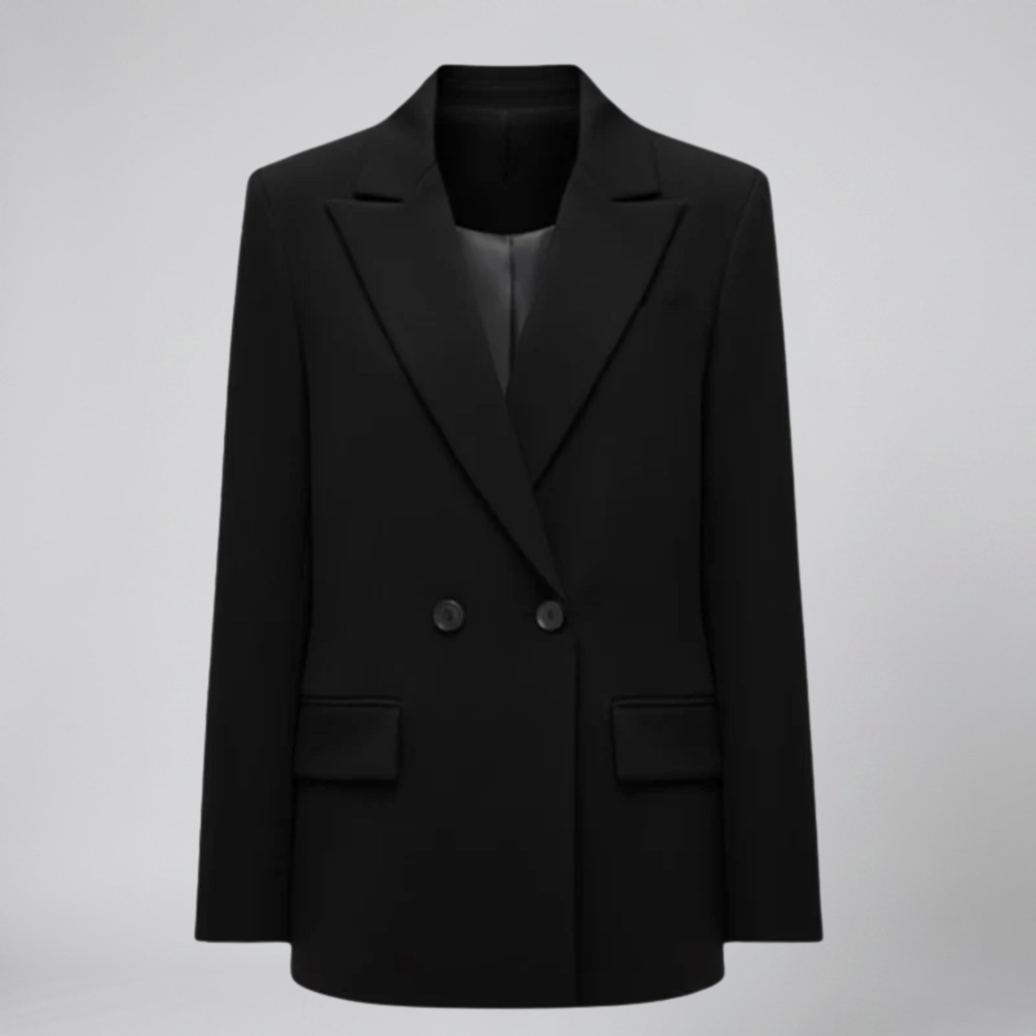 Women’s Double Breasted Notched Lapel Blazer | Celestiella
