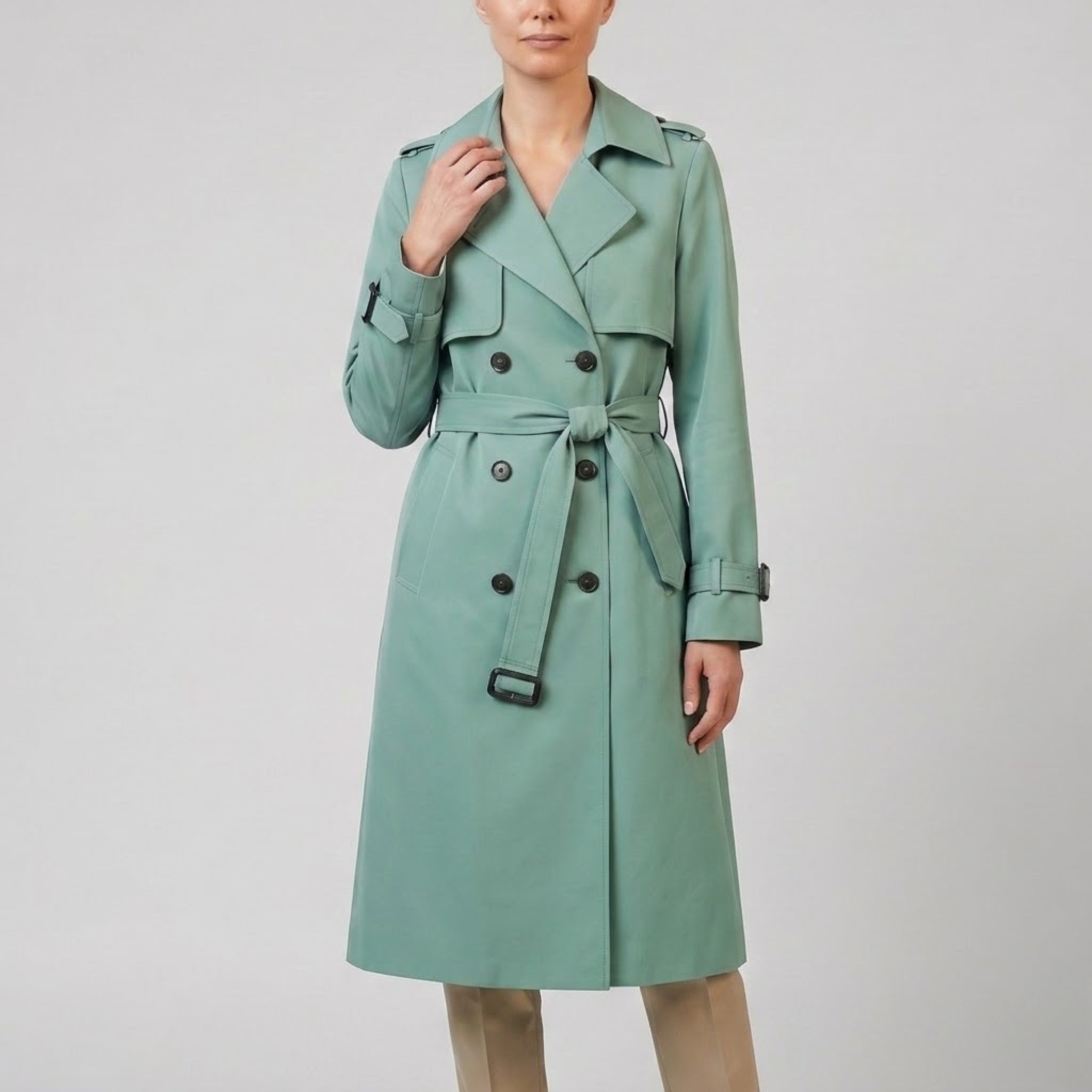 Women’s Double-Breasted Trench Coat | Celestiella
