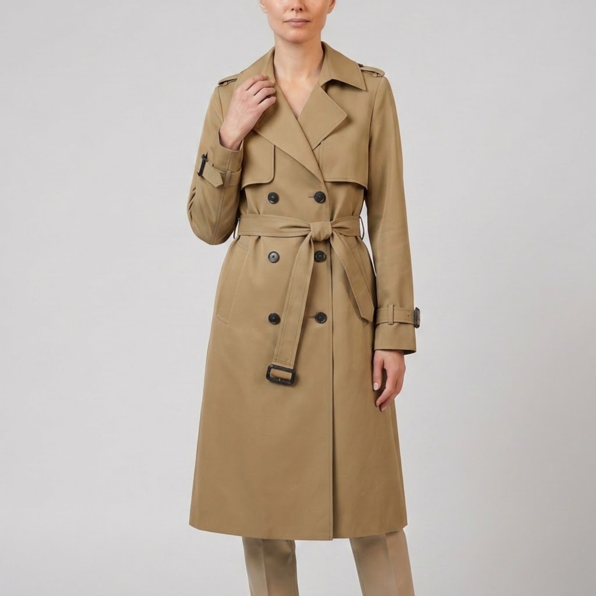 Women’s Double-Breasted Trench Coat | Celestiella