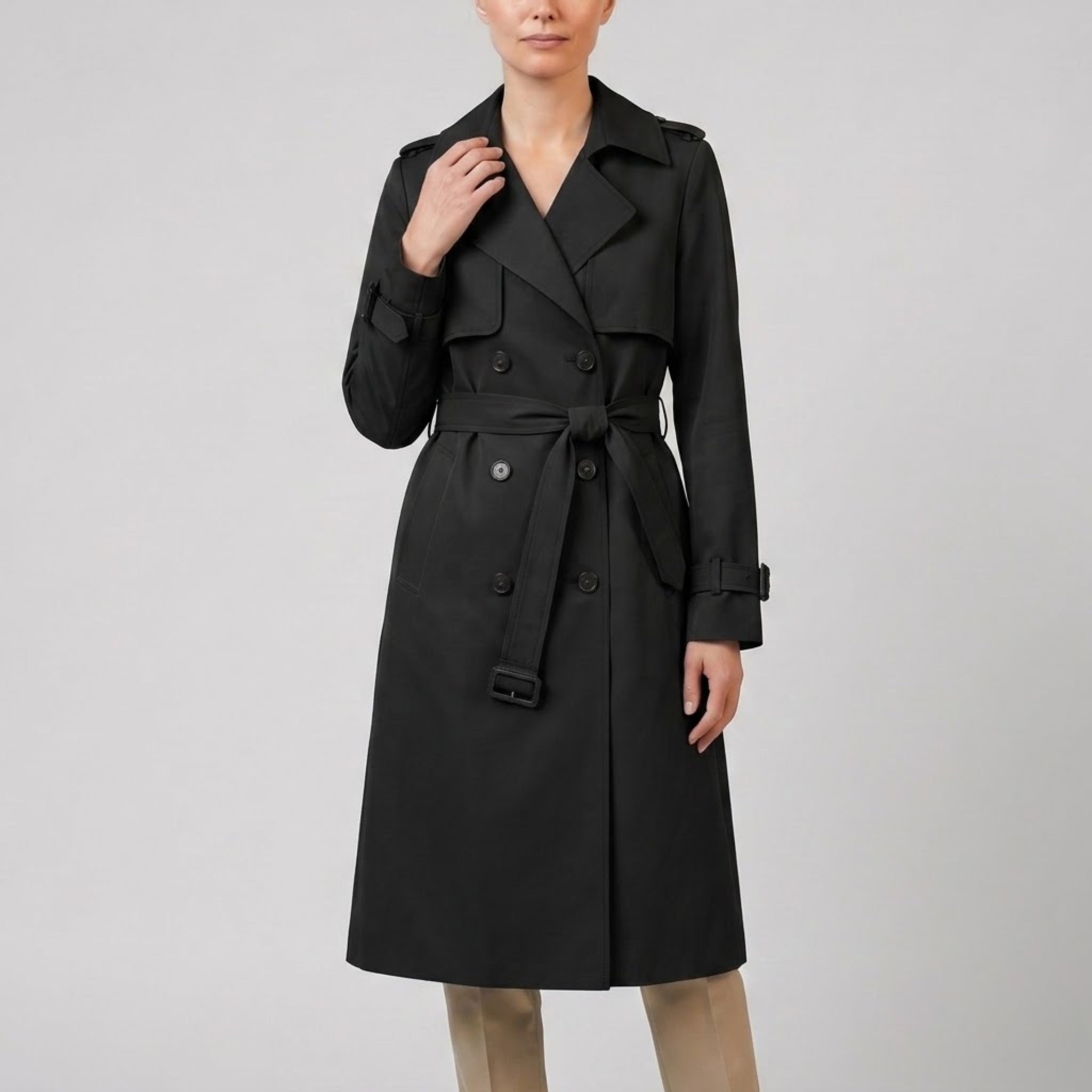 Women’s Double-Breasted Trench Coat | Celestiella