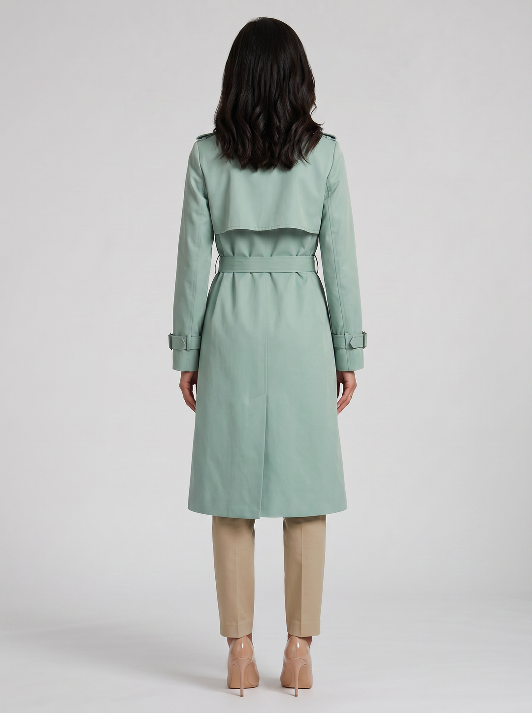 Women's Trench Coat – Double-Breasted