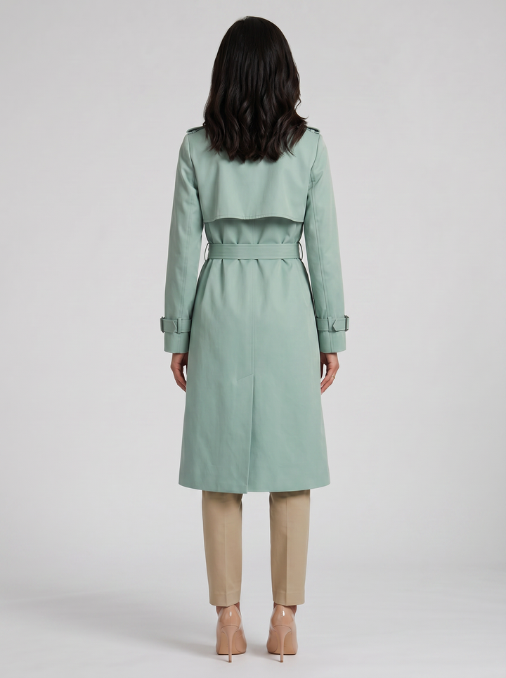 Women's Trench Coat – Double-Breasted