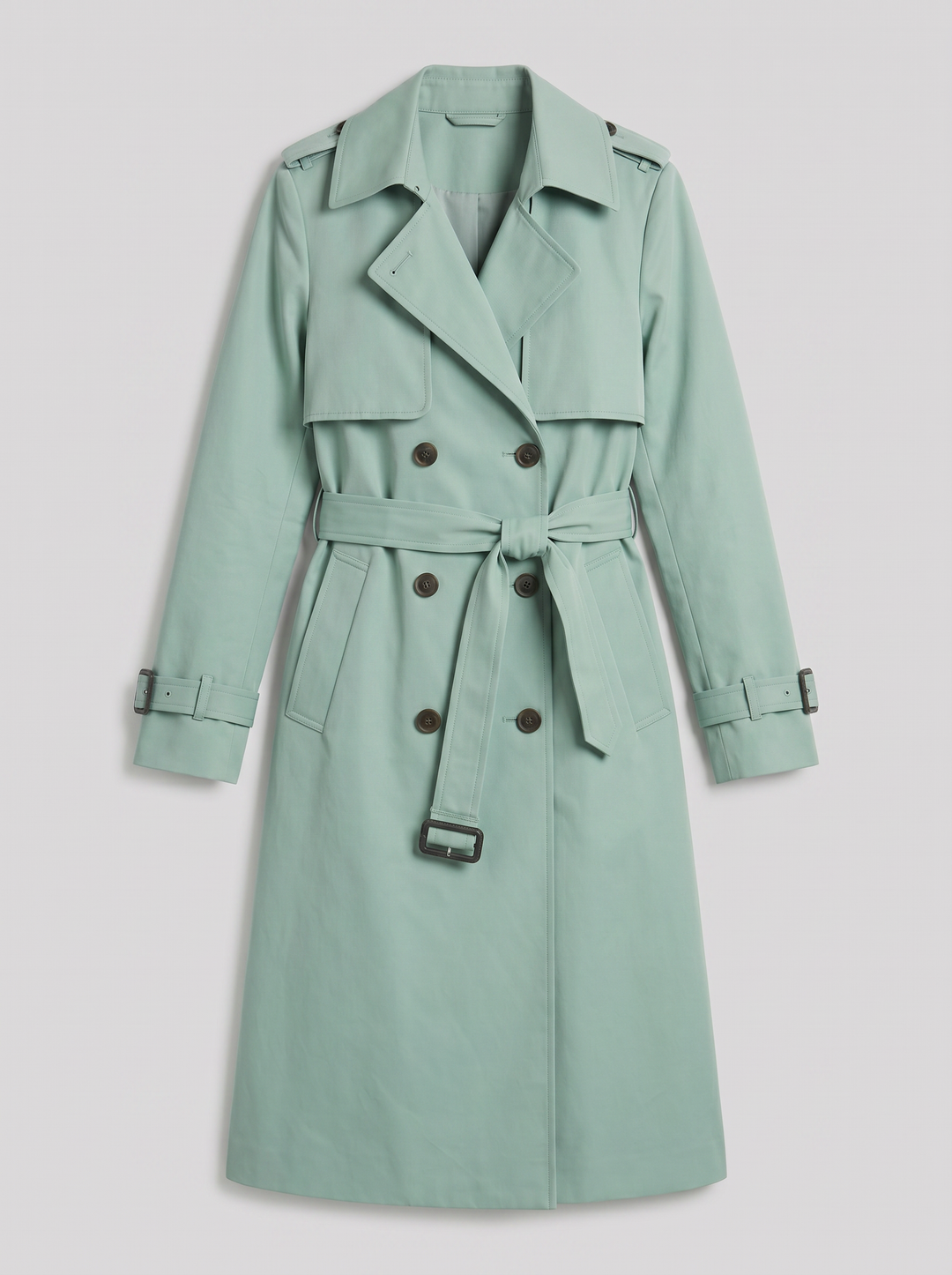 Women's Trench Coat – Double-Breasted