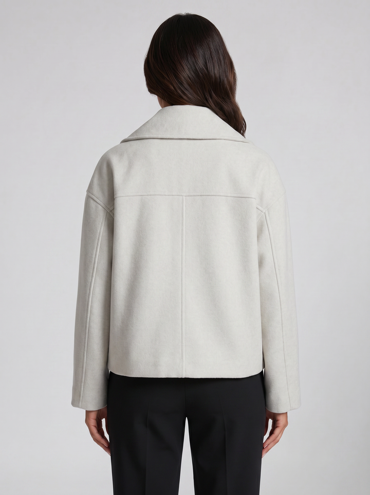 Women's Wool Coat – Double-Breasted