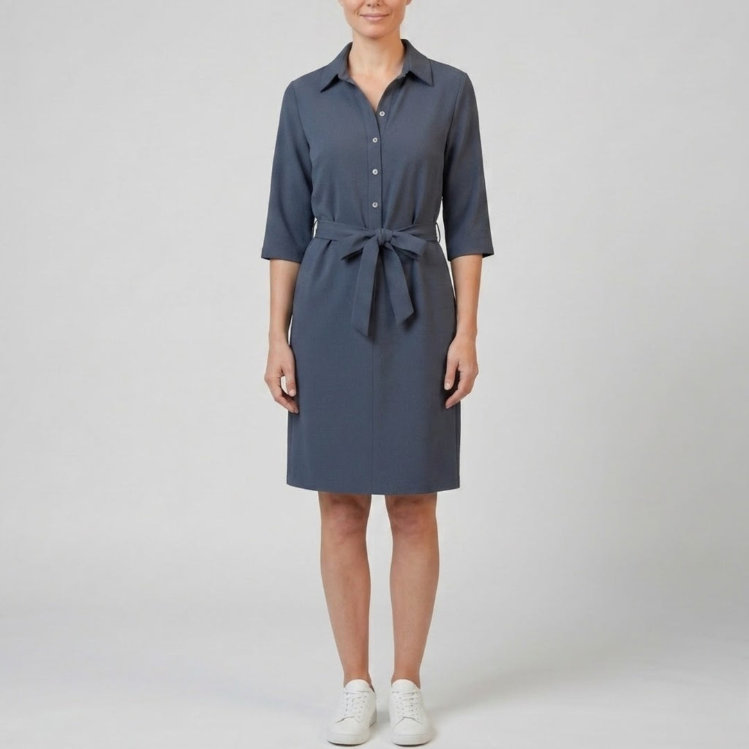 Women's Shirt Dress, Half-Sleeve Relaxed Day Style
