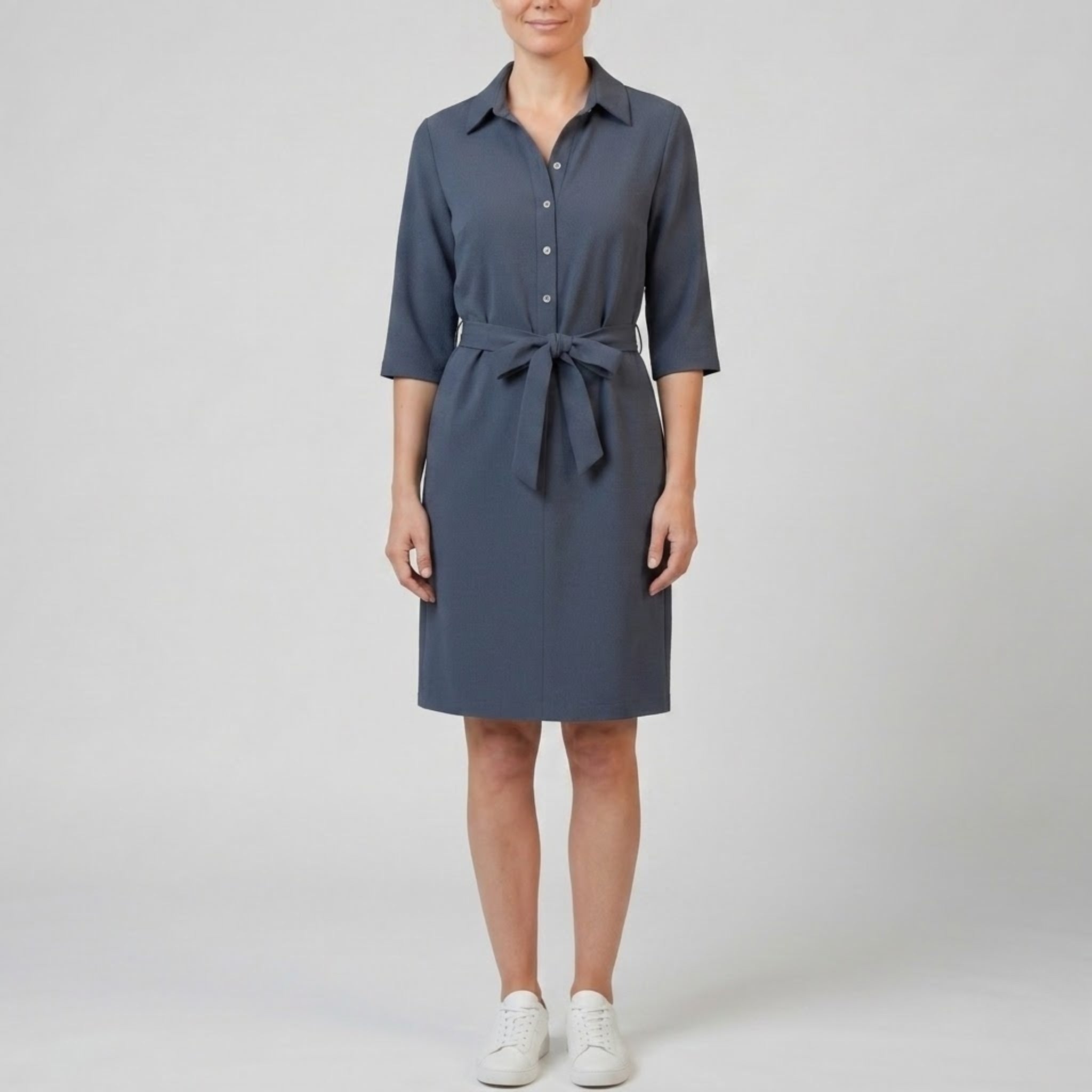 Women’s Half-Sleeve Shirt Dress | Celestiella