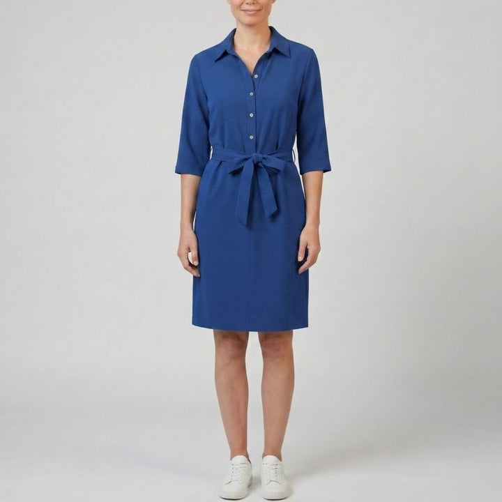 Women's Shirt Dress – Half-Sleeve Relaxed Day Style