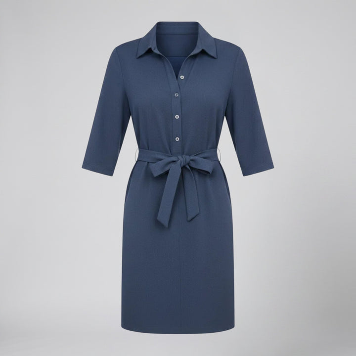 Women's Shirt Dress – Half-Sleeve Relaxed Day Style