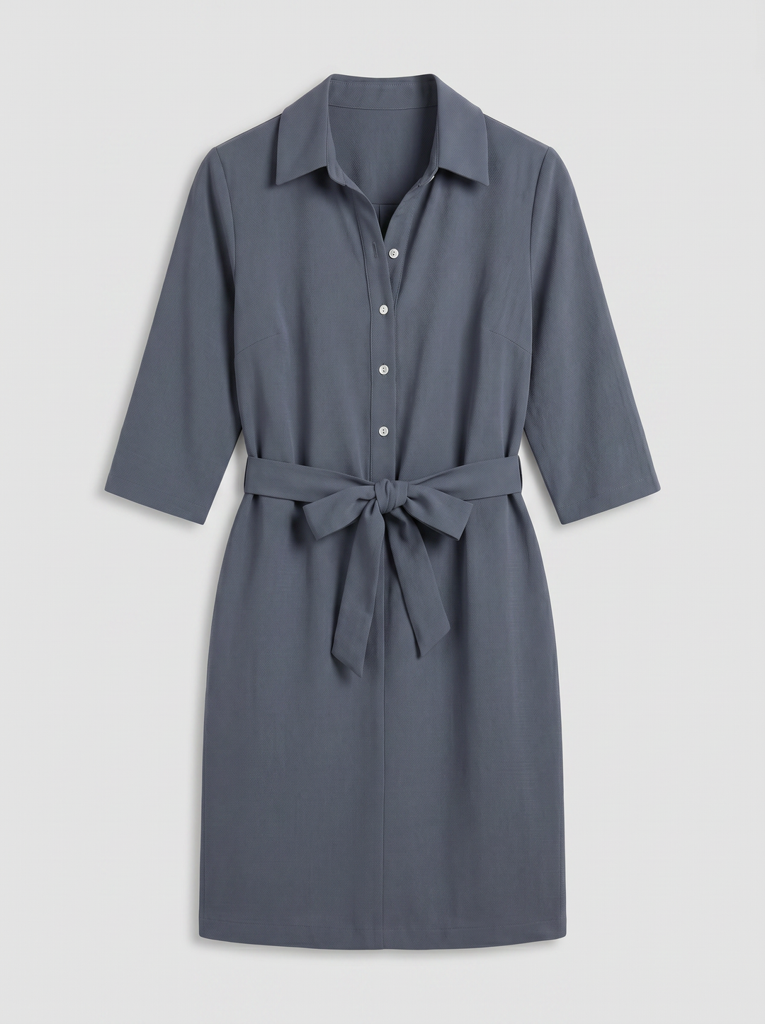 Women's Shirt Dress – Half-Sleeve Relaxed Day Style