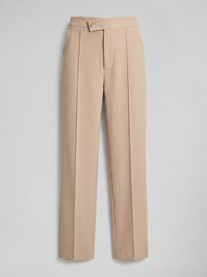 Women's High-Waist Wide-Leg Trousers – Polished Tailored Finish | Celestiella