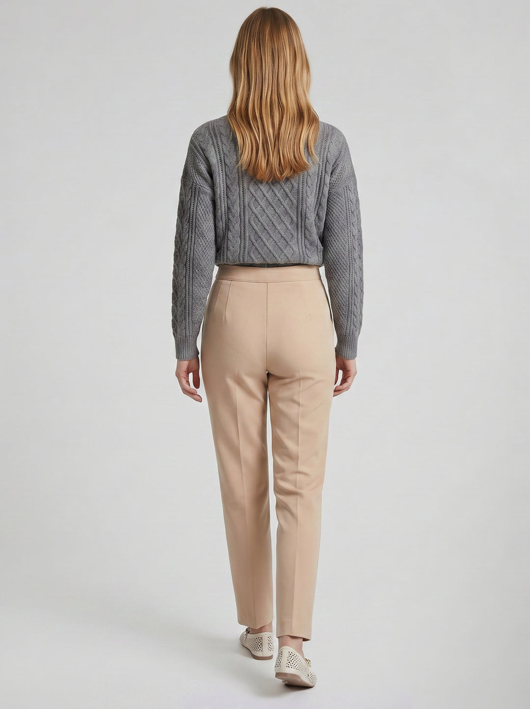 Women's High-Waist Wide-Leg Trousers – Polished Tailored Finish | Celestiella