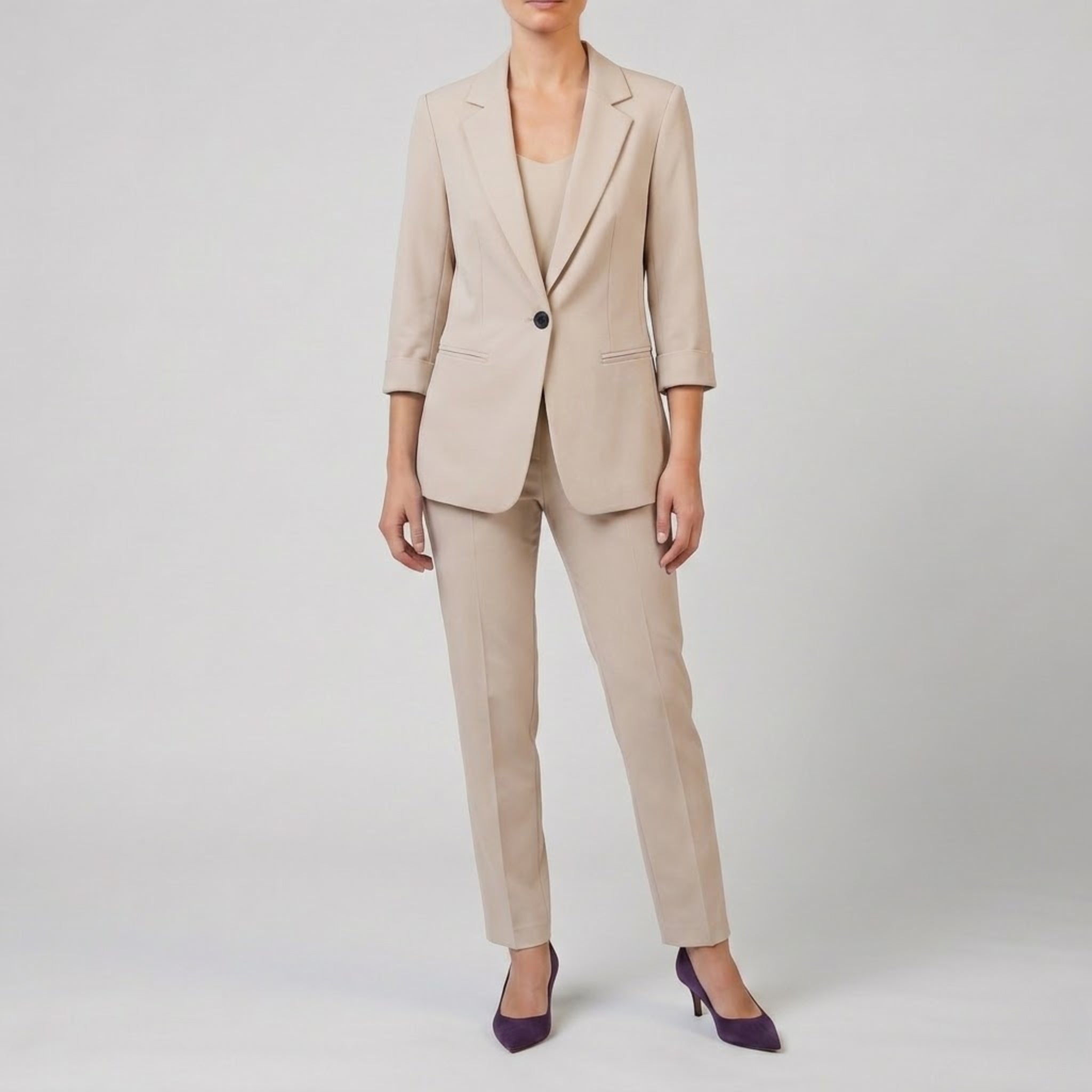 Women’s Tailored Lilac Blazer and Trouser Set | Celestiella