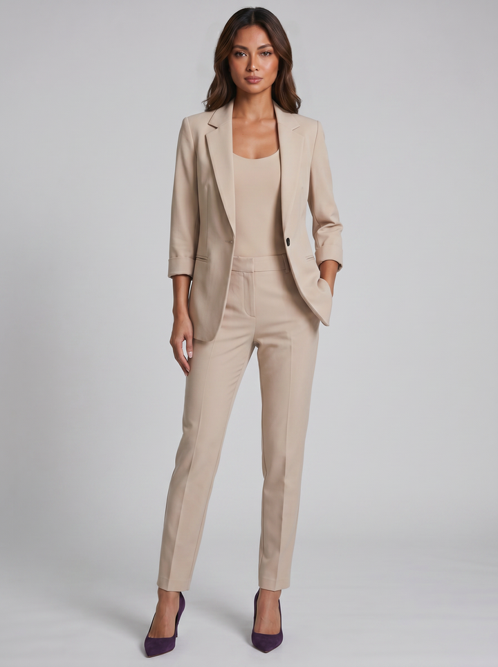 Women's Co-ord Set – Tailored Blazer & Trousers