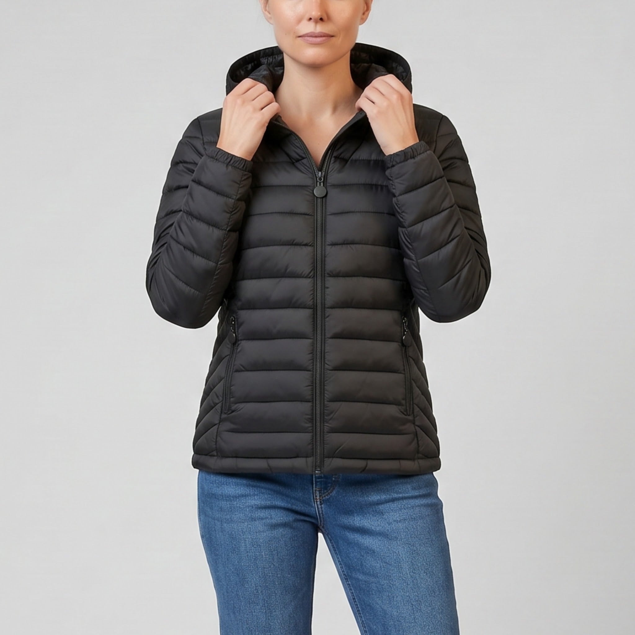 Women’s Lightweight Hooded Puffer Jacket | Celestiella
