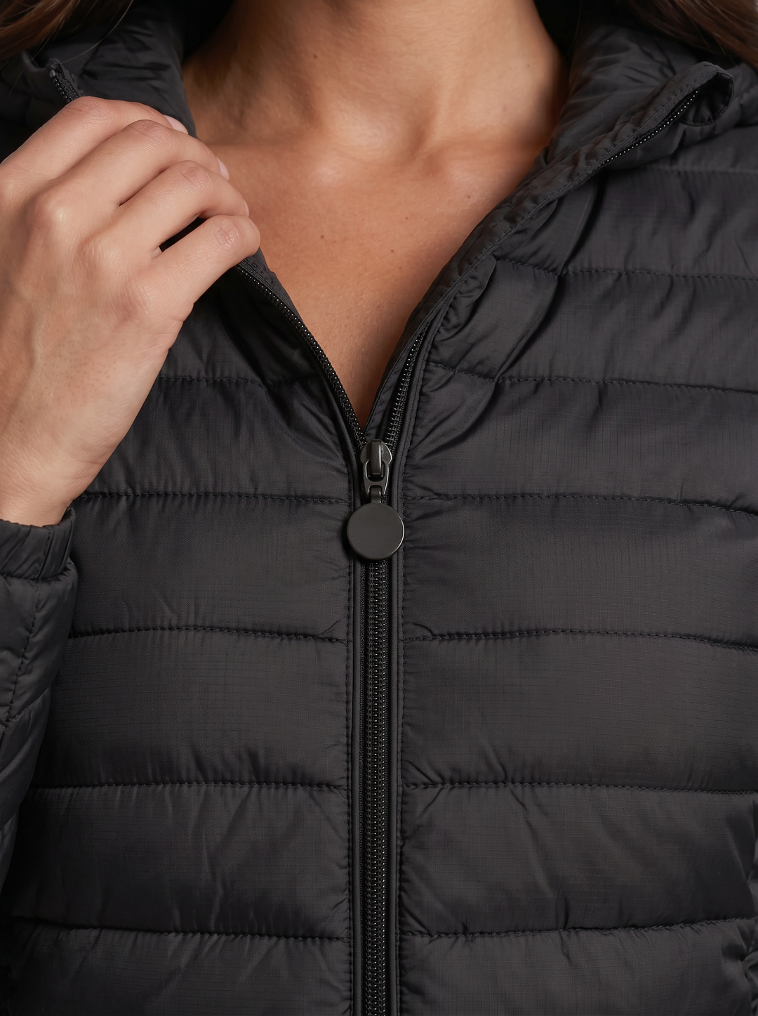 Women's Puffer Jacket – Lightweight Hooded