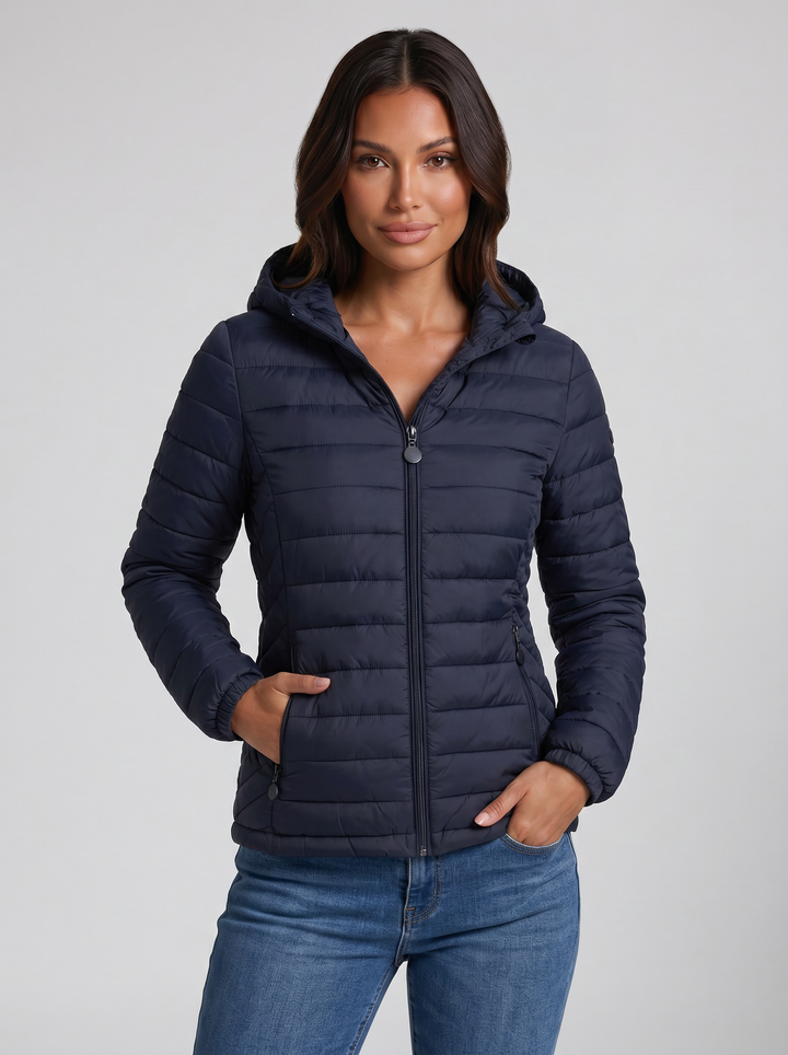 Women's Puffer Jacket – Lightweight Hooded