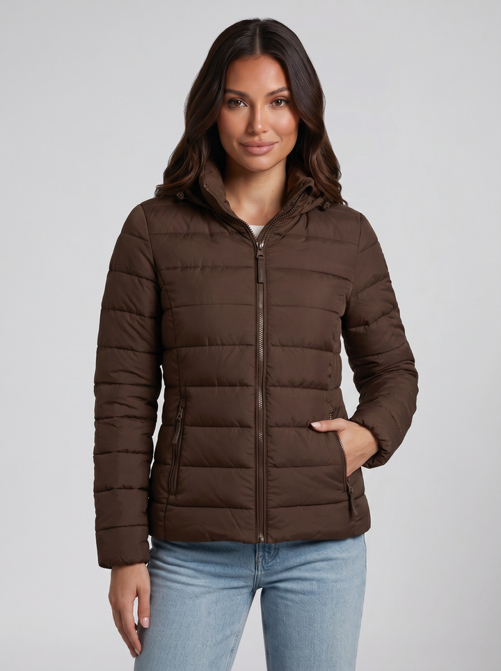 Women's Puffer Jacket – Lightweight Hooded