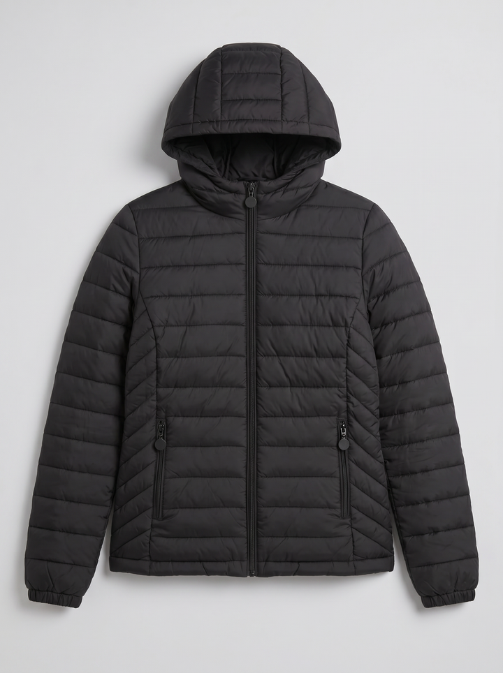 Women's Puffer Jacket – Lightweight Hooded