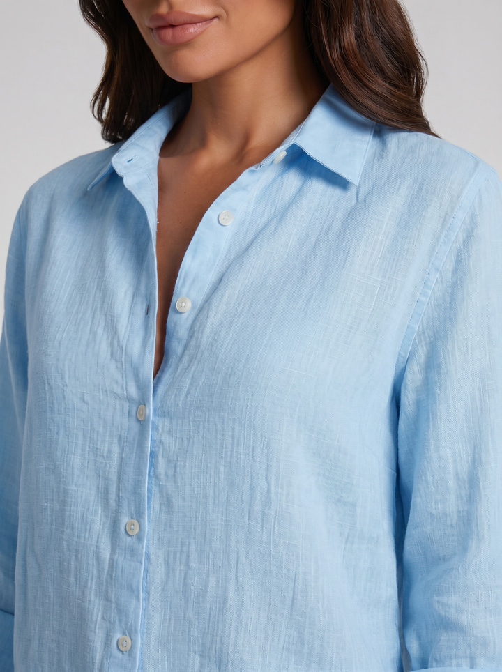 Women's Linen Shirt – Relaxed Summer