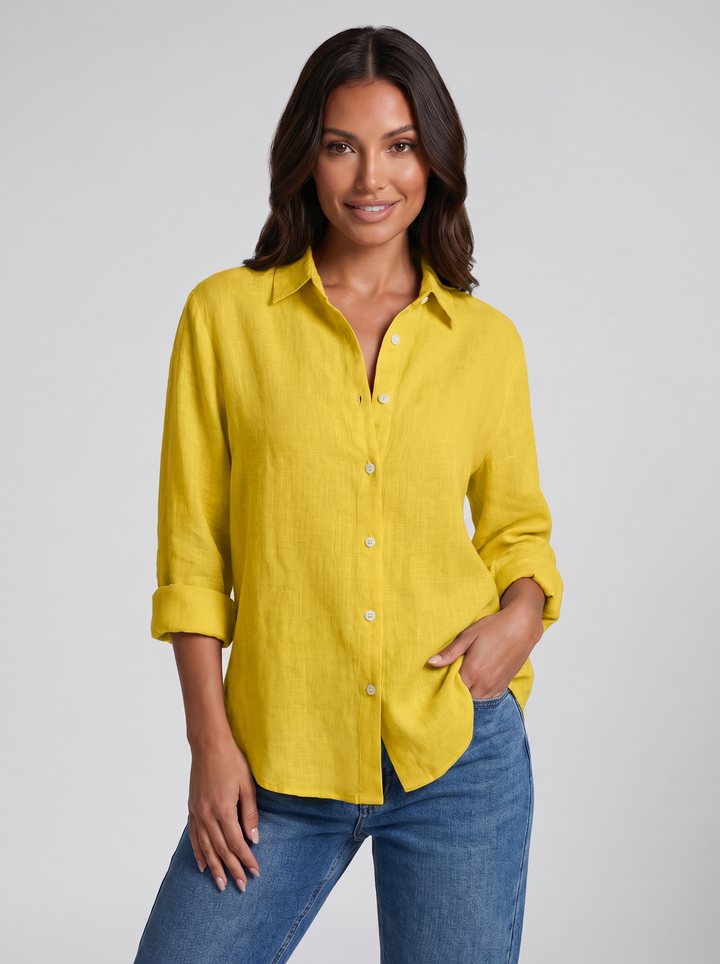 Women's Linen Shirt – Relaxed Summer