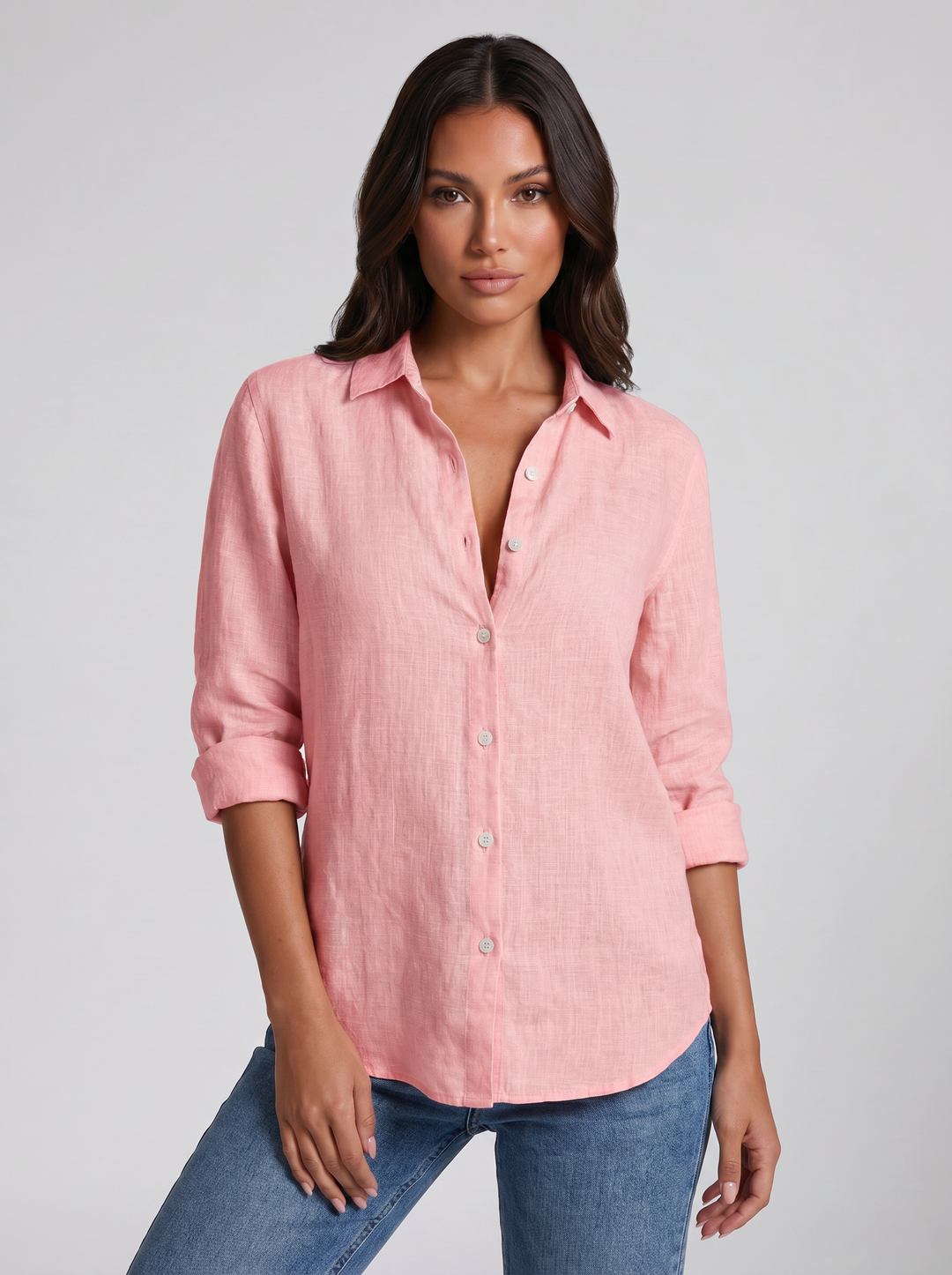 Women's Linen Shirt – Relaxed Summer