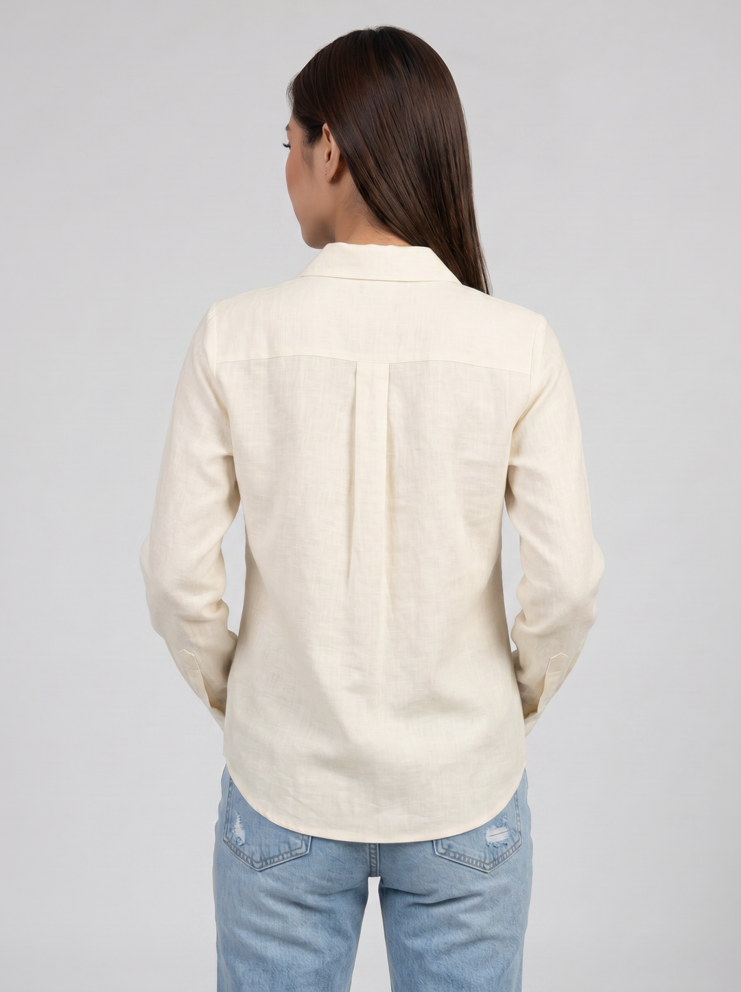Women's Shirt – Long-Sleeve Button-Down